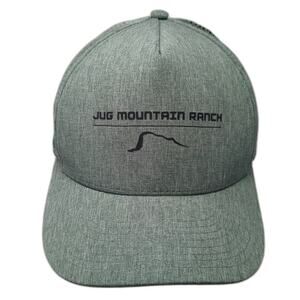 Pukka Jug Mountain Ranch 5 Panel Green Hat One Size Snapback Perforated Mesh